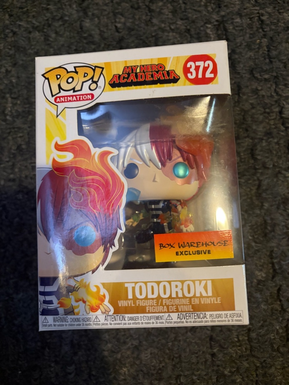 NIB Funko pop animation my hero academia shoto todoroki metallic #372